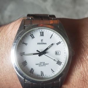 Festina Men's 5 atm quartz watch stainless steel